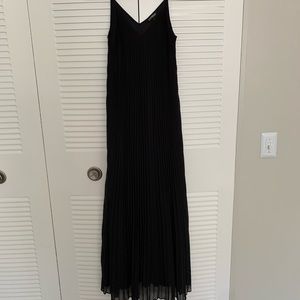 Express maxi pleaded dress